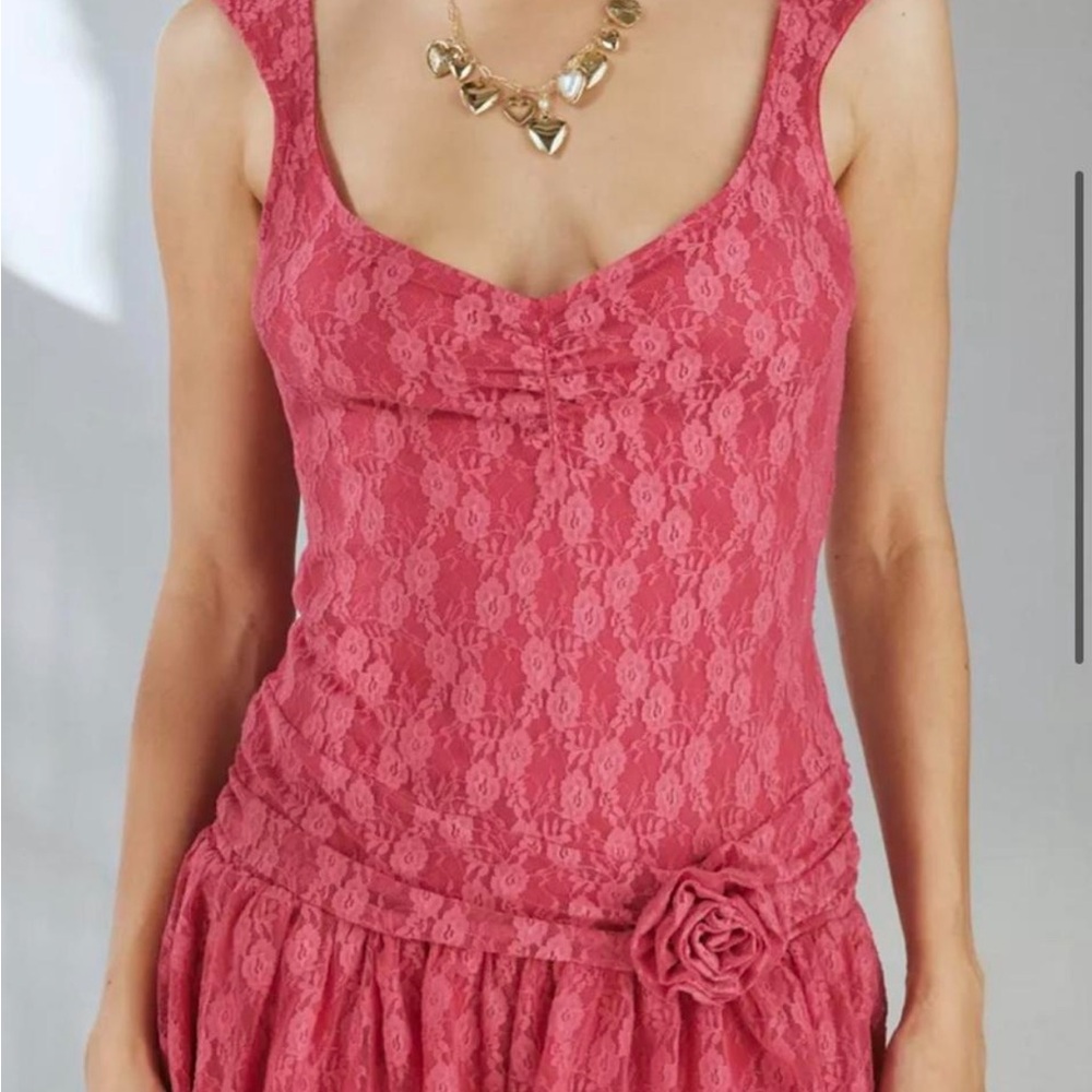 Kimchi Blue Vibrant Lace romper